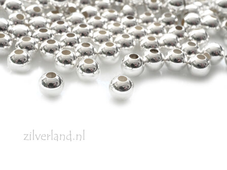 50 Stuks 5mm Sterling Zilveren Kralen