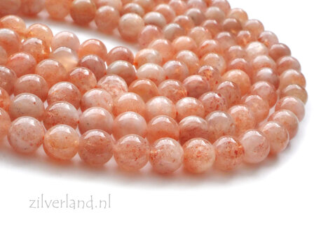 6mm Zonnesteen Edelstenen Kralen