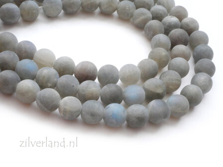 6mm Labradoriet Edelstenen Kralen- Mat