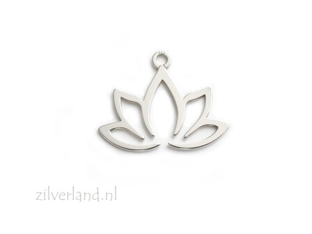 Sterling Zilver 925 Hanger- Lotusbloem
