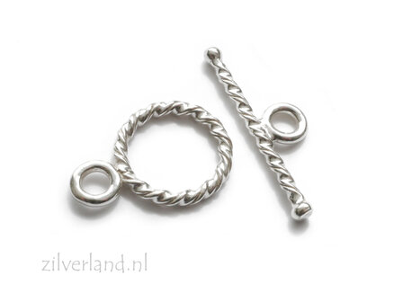 Sterling Zilveren Kapittelslot