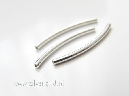 10 Stuks 25mm Sterling Zilveren Buiskralen