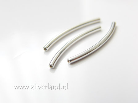 10 Stuks 25mm Sterling Zilveren Buiskralen