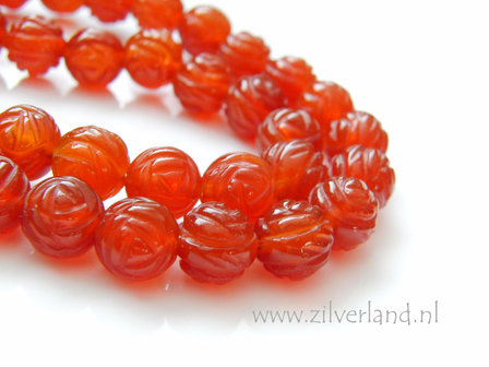 10mm Carneool Edelstenen Kralen- Gegraveerd
