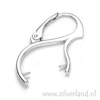 Sterling Zilveren Oorbelhaken voor 12-14mm Ronde Kraal