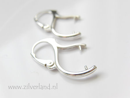 Sterling Zilveren Oorbelhaken voor 12-14mm Ronde Kraal