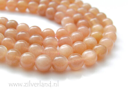 6mm Zonnesteen Edelstenen Kralen.