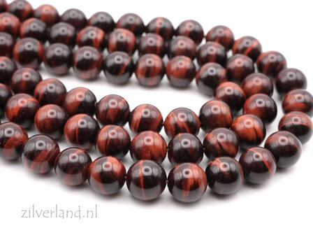 8mm Rode Tijgeroog Edelstenen Kralen- AA Kwaliteit