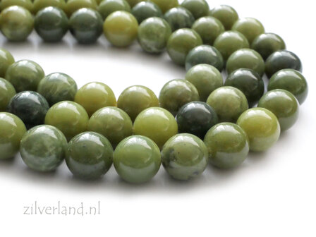 10mm Canadese Groene Jade, Nefriet Edelsteen Kralen