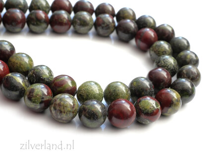 8mm Drakenbloed Jaspis Edelsteen Kralen