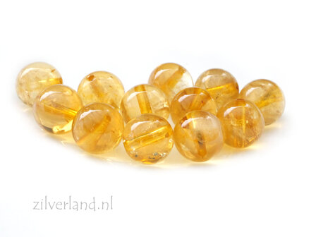 8mm Citrien Edelsteen Kraal