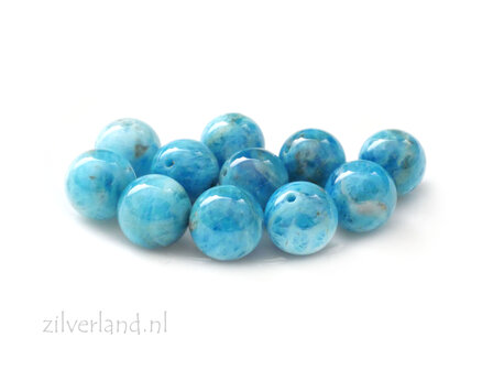 8mm Lichtblauwe Apatiet Edelsteen Kraal