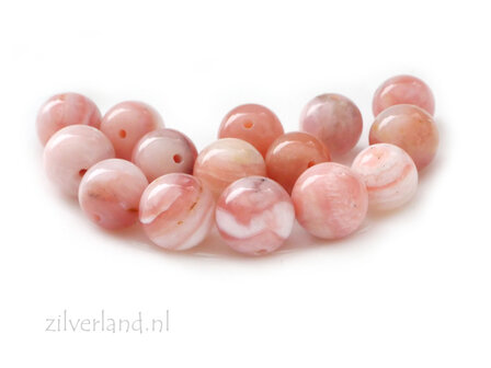 8mm Roze Opaal Edelsteen Kraal