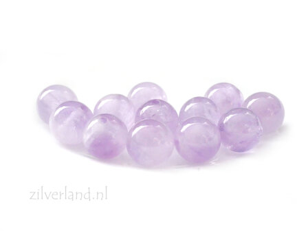 8mm Lavendel Amethist Edelsteen Kraal