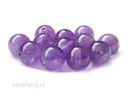 10mm Amethist Edelsteen Kraal