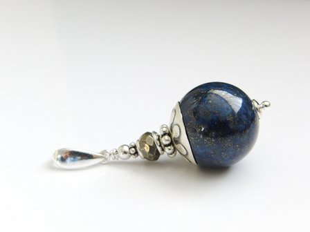 Sterling Zilveren Hanger met Lapis Lazuli