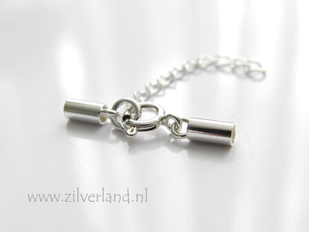 Sterling Zilveren Eindstuk 2,5mm- Set