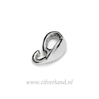 1 Stuk Sterling Zilveren Hangeroog 8mm