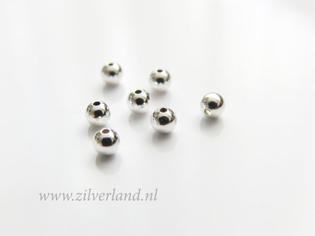 50 Stuks 3mm Sterling Zilveren Kralen