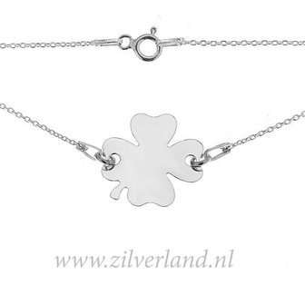 1,0mm Sterling Zilveren Collier Anker- 41cm