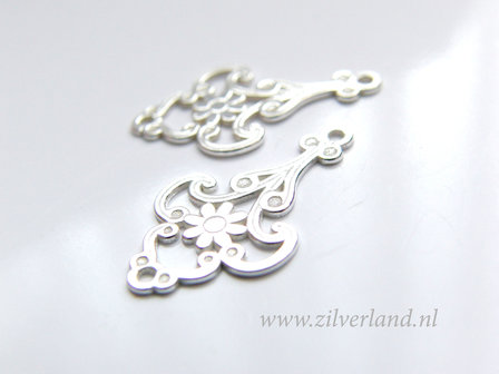 2 Stuks Sterling Zilveren Chandelier