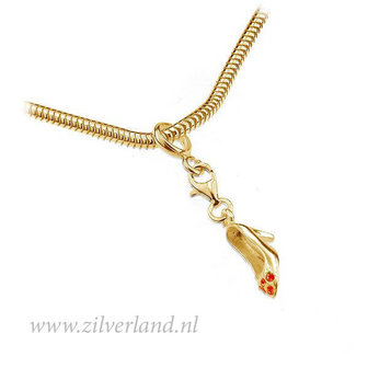 1 Stuk Sterling Zilveren Hangeroog- Verguld