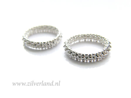 1 Stuk Sterling Zilveren Ring