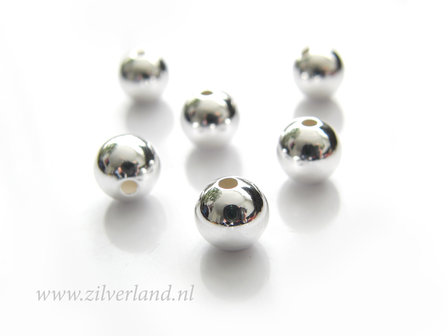 10 Stuks 8mm Sterling Zilveren Kralen