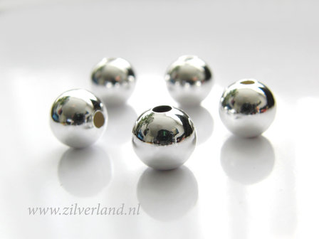 10 Stuks 10mm Sterling Zilveren Kralen
