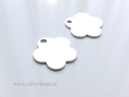 Sterling Zilveren Hanger- Bloem