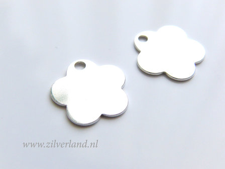 Sterling Zilveren Hanger- Bloem