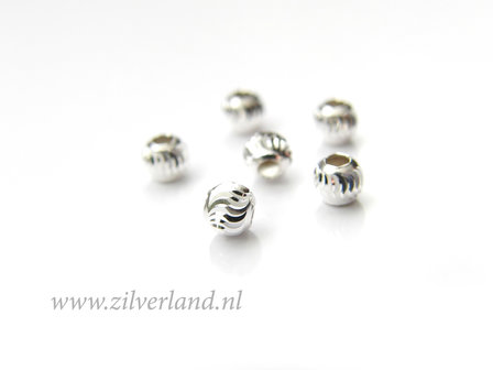 10 Stuks 4mm Sterling Zilveren Kralen