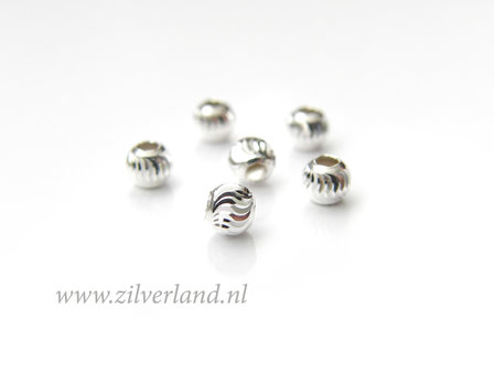 10 Stuks 4mm Sterling Zilveren Kralen