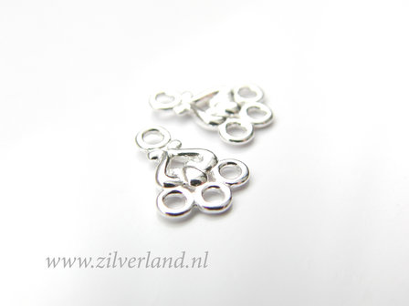 2 Stuks Sterling Zilveren Chandelier/Connector