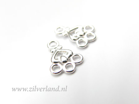 2 Stuks Sterling Zilveren Chandelier/Connector