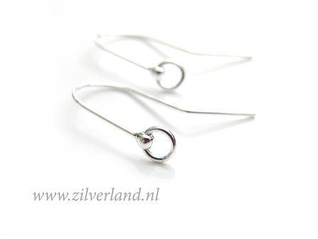 Sterling Zilveren Oorhaken met Montagering