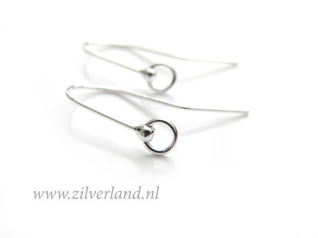 Sterling Zilveren Oorhaken met Montagering