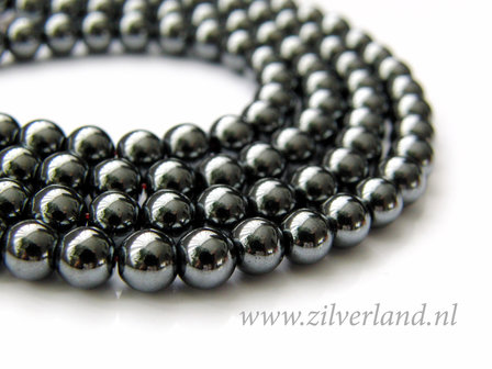 6mm Hematiet Edelstenen Kralen