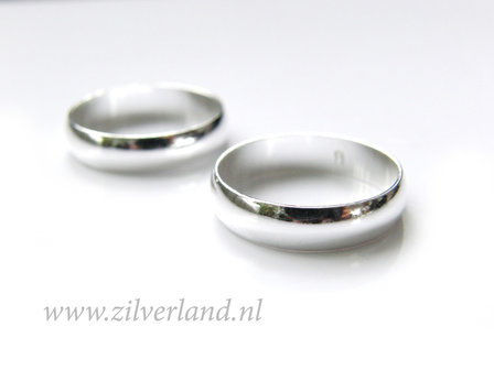 Sterling Zilveren Ring- Glad