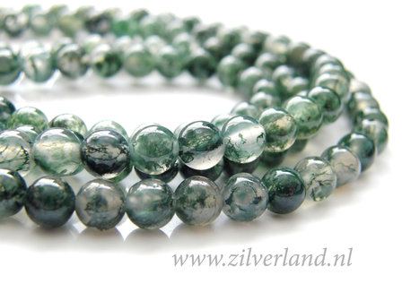 6mm Mosagaat Edelstenen Kralen- A Kwaliteit