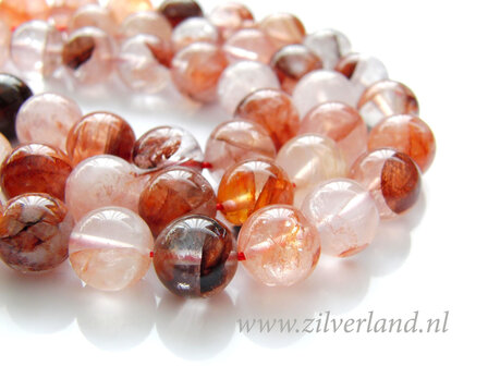 10mm Hematoide Kwarts Kralen