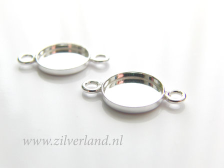 10mm Sterling Zilveren Connector voor UV Hars/Resin of Cabochons