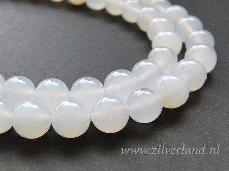 10mm Witte Agaat Edelstenen Kralen