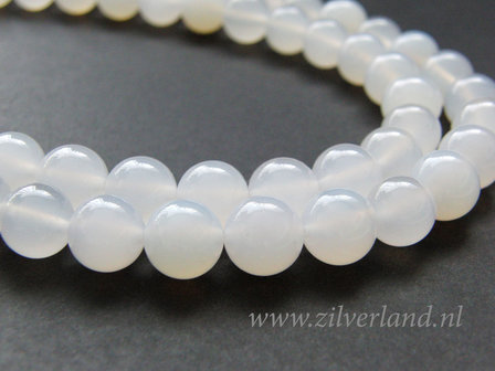 10mm Witte Agaat Edelstenen Kralen