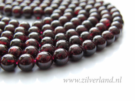 6mm Granaat Edelstenen Kralen