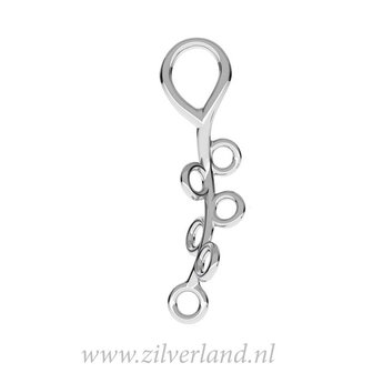 Sterling Zilveren Chandelier met Oogjes