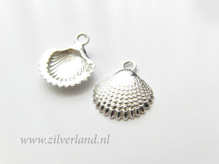 1 Stuk Sterling Zilveren Hanger- Schelp