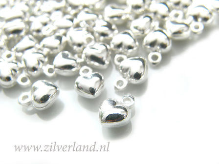 1 Stuk Sterling Zilveren Bedel- Hartje Bol