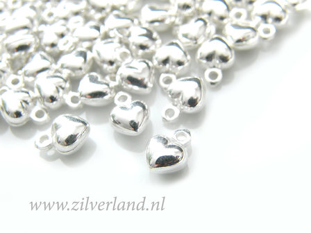 1 Stuk Sterling Zilveren Bedel- Hartje Bol