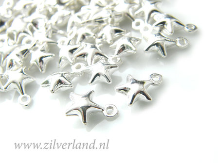 1 Stuk Sterling Zilveren Bedel- Sterretje